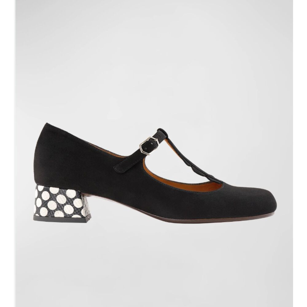Chie Mihara polka dot mary janes NIB